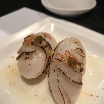 Sushi Tai - two scallops on a white plate - Sushi Bars Near Me - San Juan Capistrano, California