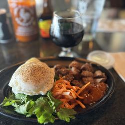 Nobi Public House - Shaking beef and Bruery Black Tuesday 17% ABV