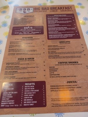 Menu photo 8 Big Bad Breakfast - Memphis Memphis, TN