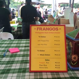 Frangos menu