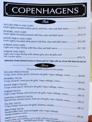 Menu photo 3 Copenhagen's Bayfield, ON Menu photo 3 Copenhagen's Bayfield, ON