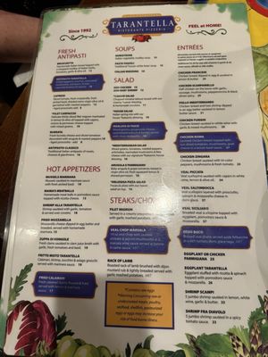 Menu photo 5 Tarantella Ristorante & Pizzeria Weston, FL Menu photo 5 Tarantella Ristorante & Pizzeria Weston, FL