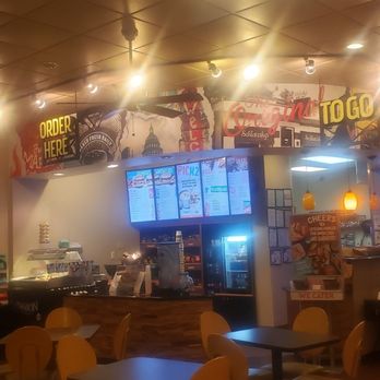 Schlotzsky's - Menu and register area - Delis Near Me - Houston, Texas Schlotzsky's - Menu and register area - Delis Near Me - Houston, Texas