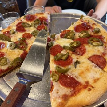 Amici Pizzeria & Bar - Jalapeño and pepperoni pizza - Pizza Near Me - Reno, Nevada Amici Pizzeria & Bar - Jalapeño and pepperoni pizza - Pizza Near Me - Reno, Nevada