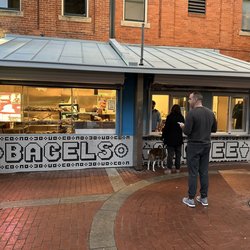Starship Bagel - Cool space in downtown Dallas. It is close to the Eye.