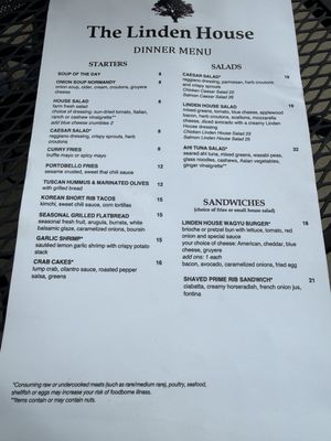 Menu photo 3 The Linden House Omaha, NE Menu photo 3 The Linden House Omaha, NE