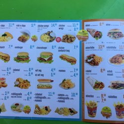Food Corner - Front of menu.
