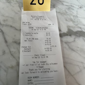 Cakenhagen - My bill - Champagne Bars Near Me - København V, 84