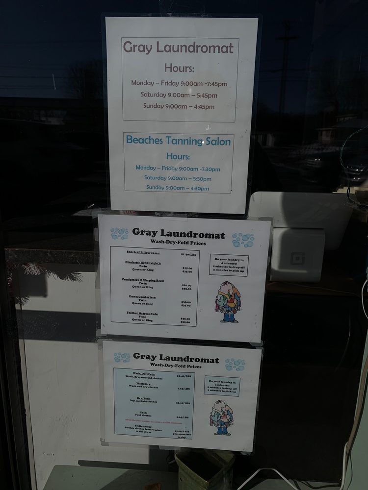 GRAY LAUNDROMAT Updated September 2024 17 Main St, Gray, Maine