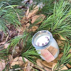 Custom Amethyst Healing Soy Candle