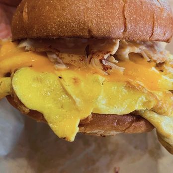 Cordova Cafe & Bottleshop - The Breakfast Sandwich w/ turkey meat, no pork - Cafes Near Me - Pasadena, California