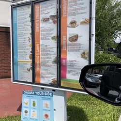 The menu