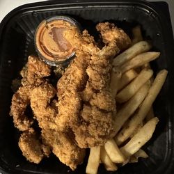 Lickity chicken - Donella - Garlic Parmesan chicken strips