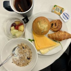 DAA Executive Lounge T2 - Breakfast food.