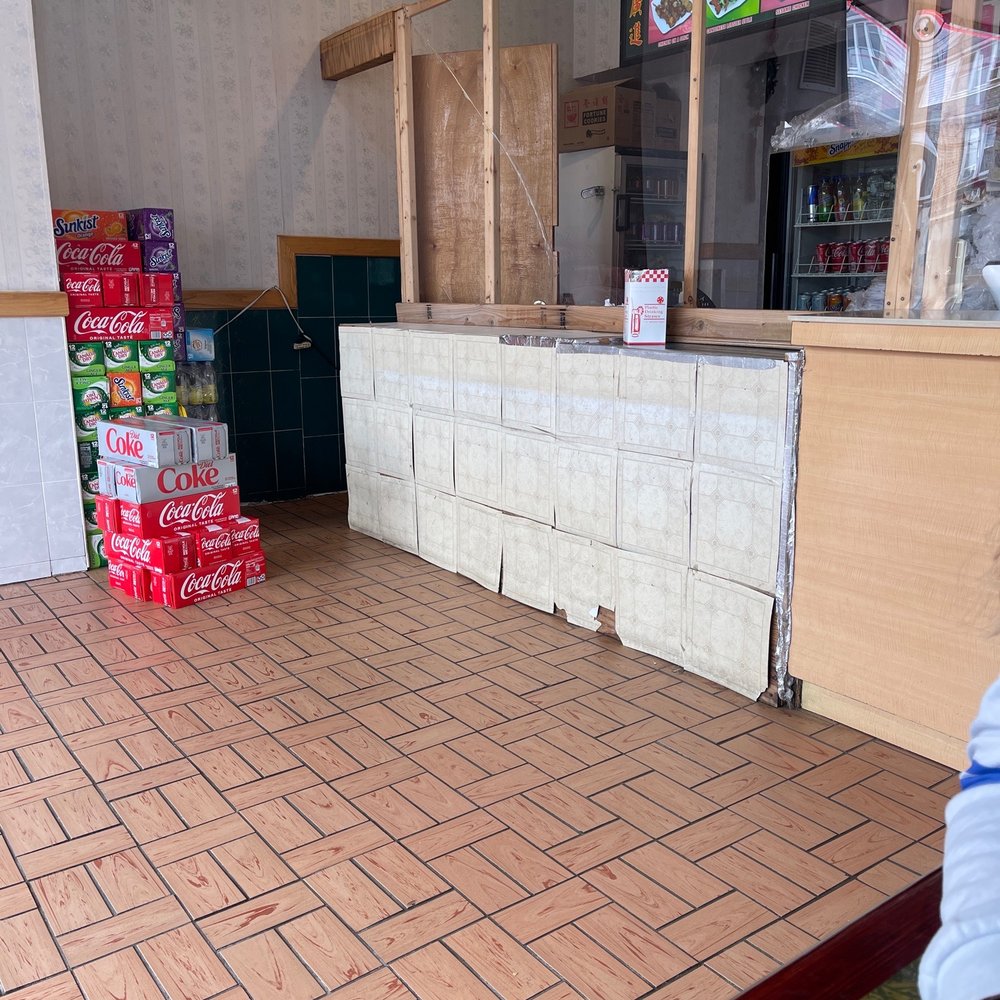 a person standing in front of the counter