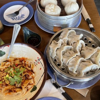 Yu Noodles - Pork and Shrimp Soup Dumplings (6pcs) S7. Spicy Oil Wonton S6. Steam Pork Bun - Chinese Near Me - Fairfax, Virginia Yu Noodles - Pork and Shrimp Soup Dumplings (6pcs) S7. Spicy Oil Wonton S6. Steam Pork Bun - Chinese Near Me - Fairfax, Virginia