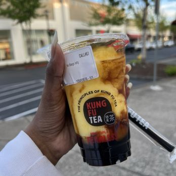 Kung Fu Tea - Mango Slush - Bubble Tea Near Me - Hillsboro, Oregon Kung Fu Tea - Mango Slush - Bubble Tea Near Me - Hillsboro, Oregon