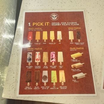 Morelia Gourmet Paletas - Flavor and options menu - Desserts Near Me - Orlando, Florida Morelia Gourmet Paletas - Flavor and options menu - Desserts Near Me - Orlando, Florida