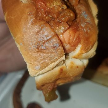 Howards Drive In - Moldy and/or disgusting hotdog roll with my "chili dogs" - American Near Me - West Brookfield, Massachusetts Howards Drive In - Moldy and/or disgusting hotdog roll with my "chili dogs" - American Near Me - West Brookfield, Massachusetts