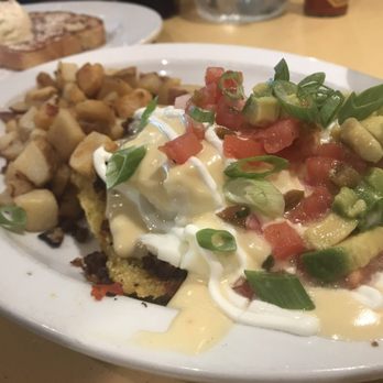 Wild Eggs - Eggs bene on top of corn cakes - Breakfast & Brunch Near Me - Fishers, Indiana Wild Eggs - Eggs bene on top of corn cakes - Breakfast & Brunch Near Me - Fishers, Indiana