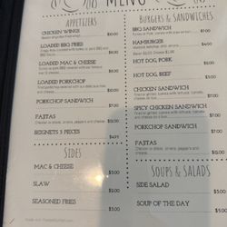 Colonial Inn - Menu