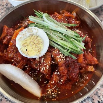 Mdk Noodles - Cold Spicy Kimchi Noodle Soup (Spicy Dongchimiguksu) - Korean Near Me - Anaheim, California Mdk Noodles - Cold Spicy Kimchi Noodle Soup (Spicy Dongchimiguksu) - Korean Near Me - Anaheim, California