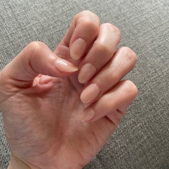 Perfection Nails Salon - Dip, almond shape, Color #58 (nude). My natural nails (no acrylic). - Nail Salons Near Me - Seattle, Washington Perfection Nails Salon - Dip, almond shape, Color #58 (nude). My natural nails (no acrylic). - Nail Salons Near Me - Seattle, Washington