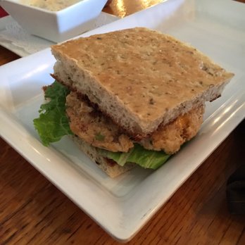 The Garden Cafe - Charelston Crab Cake Sandwich - New American Near Me - York, South Carolina The Garden Cafe - Charelston Crab Cake Sandwich - New American Near Me - York, South Carolina