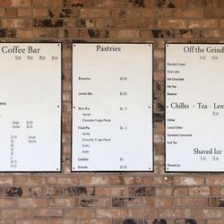 The Coffee Shop 5th and O'Neal - Menu