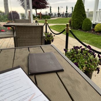Crosswinds Grille - On the patio at the restaurant looking towards the water - American Near Me - Geneva-on-the-Lake, Ohio