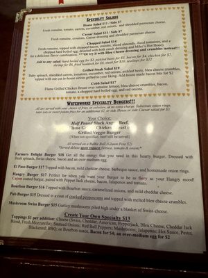 Menu photo 2 Waterworks Restaurant & Pub Rockland, ME Menu photo 2 Waterworks Restaurant & Pub Rockland, ME
