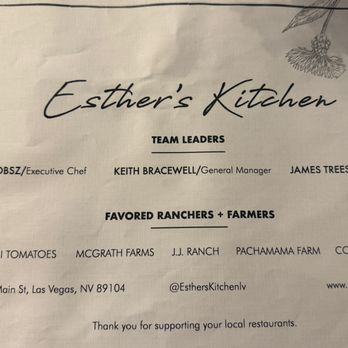Esther's Kitchen - About Esther's Kitchen - Italian Near Me - Las Vegas, Nevada Esther's Kitchen - About Esther's Kitchen - Italian Near Me - Las Vegas, Nevada