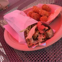 This is the best falafel cone that I've ever had!