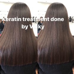 Keratin treatment done by Vicky