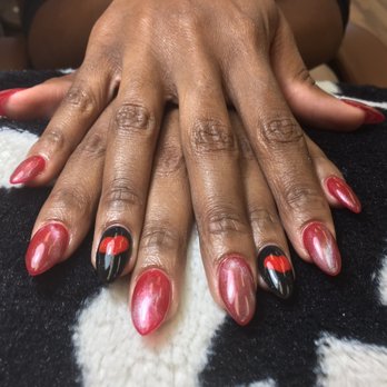 Ivy's Nails & Spa - Thank you so much John changed from supposed coffin shape to stiletto shaped - Nail Salons Near Me - Temecula, California