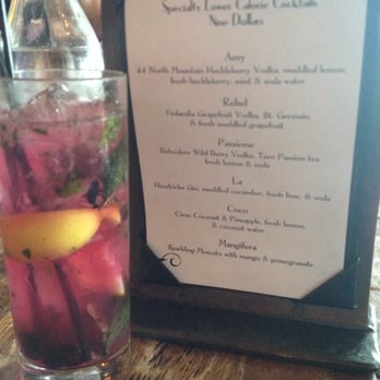 Barbacoa Grill - They call this Amy.. Huckleberry Vodka muddled lemon and berries yum - Steakhouses Near Me - Boise, Idaho