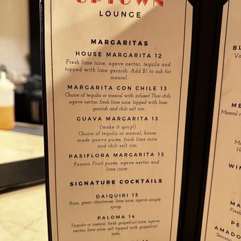 Uptown Lounge - Cocktail menu - Lounges Near Me - Santa Barbara, California Uptown Lounge - Cocktail menu - Lounges Near Me - Santa Barbara, California