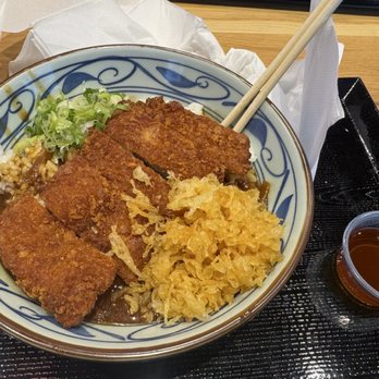 Marugame Udon - Chicken Katsu Curry over rice - Japanese Near Me - Palo Alto, California Marugame Udon - Chicken Katsu Curry over rice - Japanese Near Me - Palo Alto, California