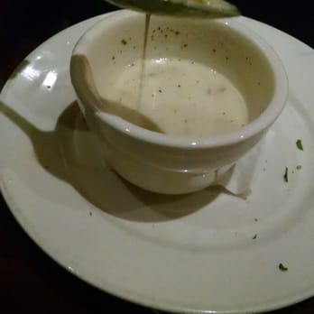 Off The Hook Raw Bar & Grill - Clam chowder with the consistency of warm milk - Seafood Near Me - Astoria, New York Off The Hook Raw Bar & Grill - Clam chowder with the consistency of warm milk - Seafood Near Me - Astoria, New York