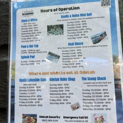 Odetah Camping Resort - Hours of operation