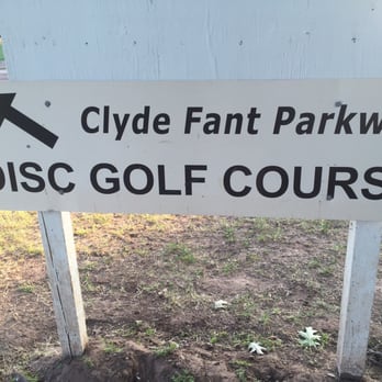 Cylde fant Disc Golf Course - Sign from the parkway - Disc Golf Near Me - Shreveport, Louisiana Cylde fant Disc Golf Course - Sign from the parkway - Disc Golf Near Me - Shreveport, Louisiana