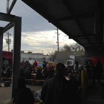 Karbach Brewing - Huge crowd drinking beer outside. - Venues & Event Spaces Near Me - Houston, Texas