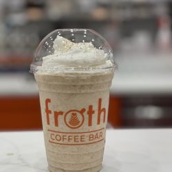 Froth Coffee & Dessert Bar Denton  - Bicoffe frappe