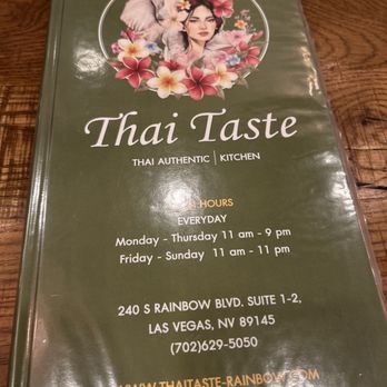 Thai Taste - Menu - Thai Near Me - Las Vegas, Nevada Thai Taste - Menu - Thai Near Me - Las Vegas, Nevada