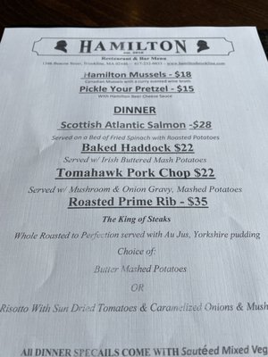 Hamilton Restaurant & Bar by null