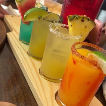 El Taco Azteca Bar And Grill - Their margarita flights don't miss! The mango flavor was amazing! - Mexican Near Me - Kennesaw, Georgia
