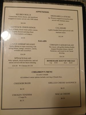 Menu photo 2 Ricky's Double Barrel Franklin, WI