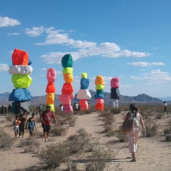 Seven Magic Mountains - Public Art Near Me - Las Vegas, Nevada Seven Magic Mountains - Public Art Near Me - Las Vegas, Nevada
