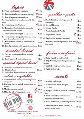 Menu photo 1 H10 Madrid, M