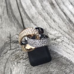 Sophia's Fine Jewelry - Diamond two tone 14KT